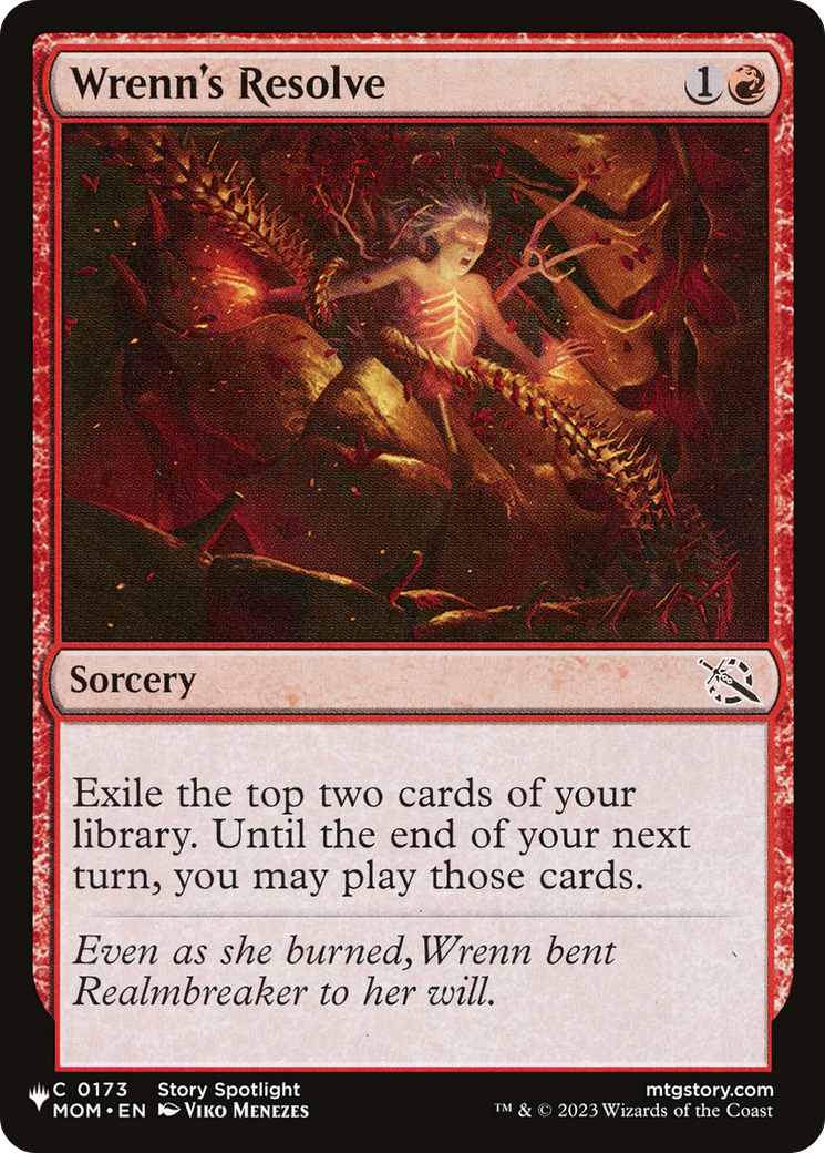Wrenn's Resolve (LIST-MOM-173) - The List