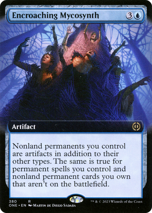 Encroaching Mycosynth (Extended Art) (ONE-380) - Phyrexia: All Will Be One: (Extended Art)
