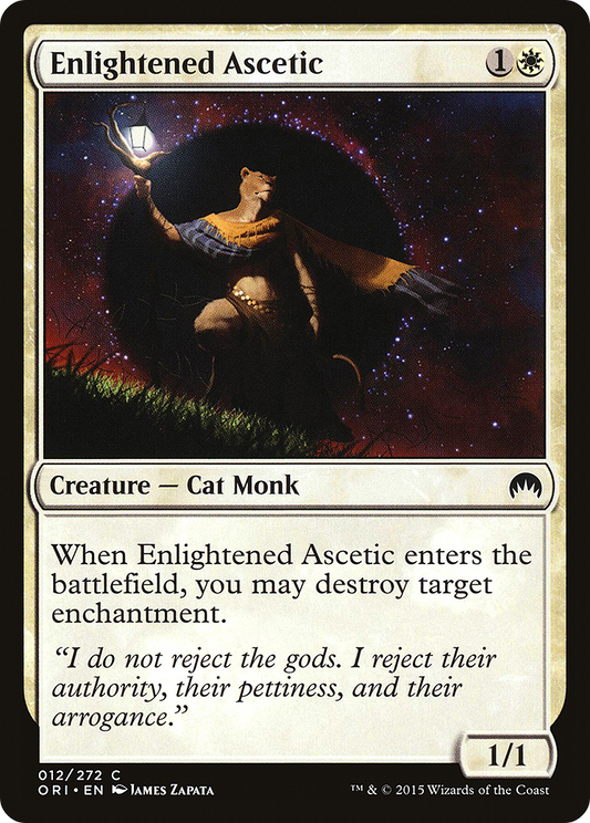 Enlightened Ascetic (ORI-012) - Magic Origins Foil