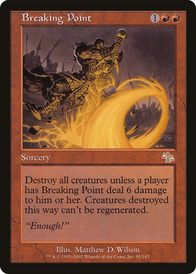 Breaking Point (JUD-081) - Judgment Foil