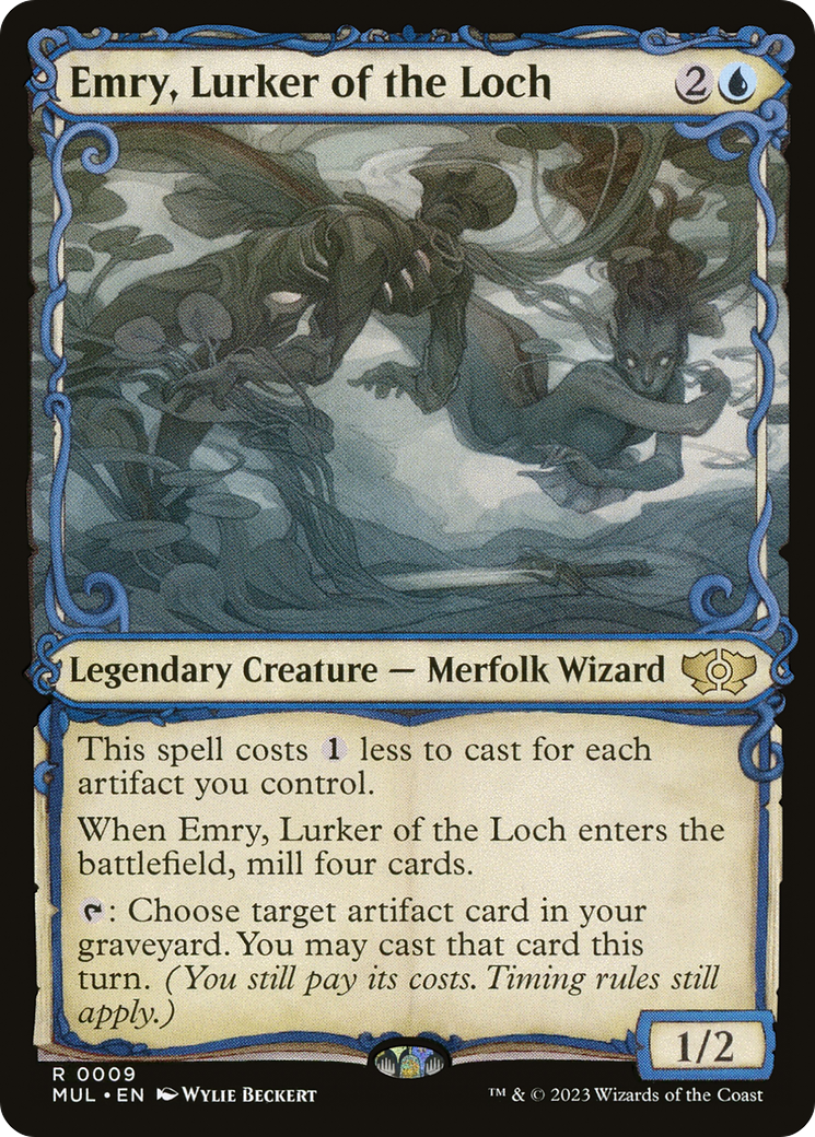 Emry, Lurker of the Loch (MUL-009) - Multiverse Legends: (Showcase) Foil