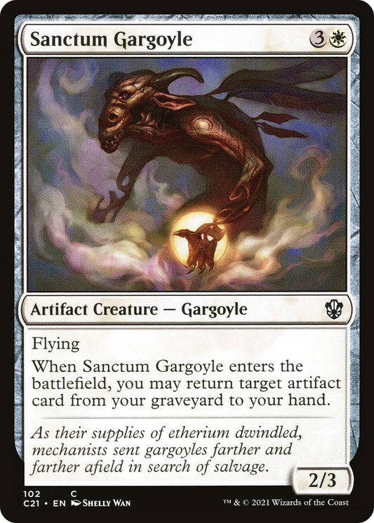 Sanctum Gargoyle (C21-102) - Commander 2021