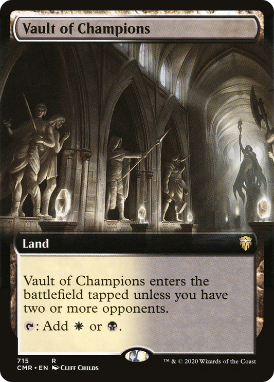 Vault of Champions (CMR-715) - Commander Legends: (Extended Art)