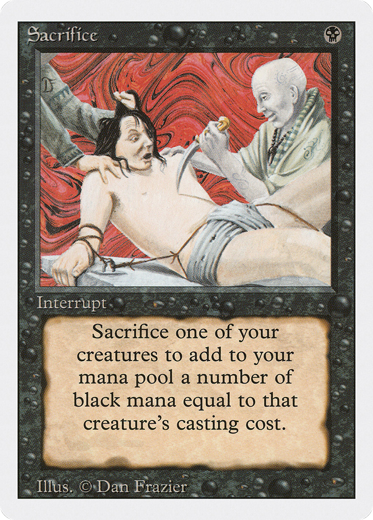 Sacrifice (3ED-126) - Revised Edition