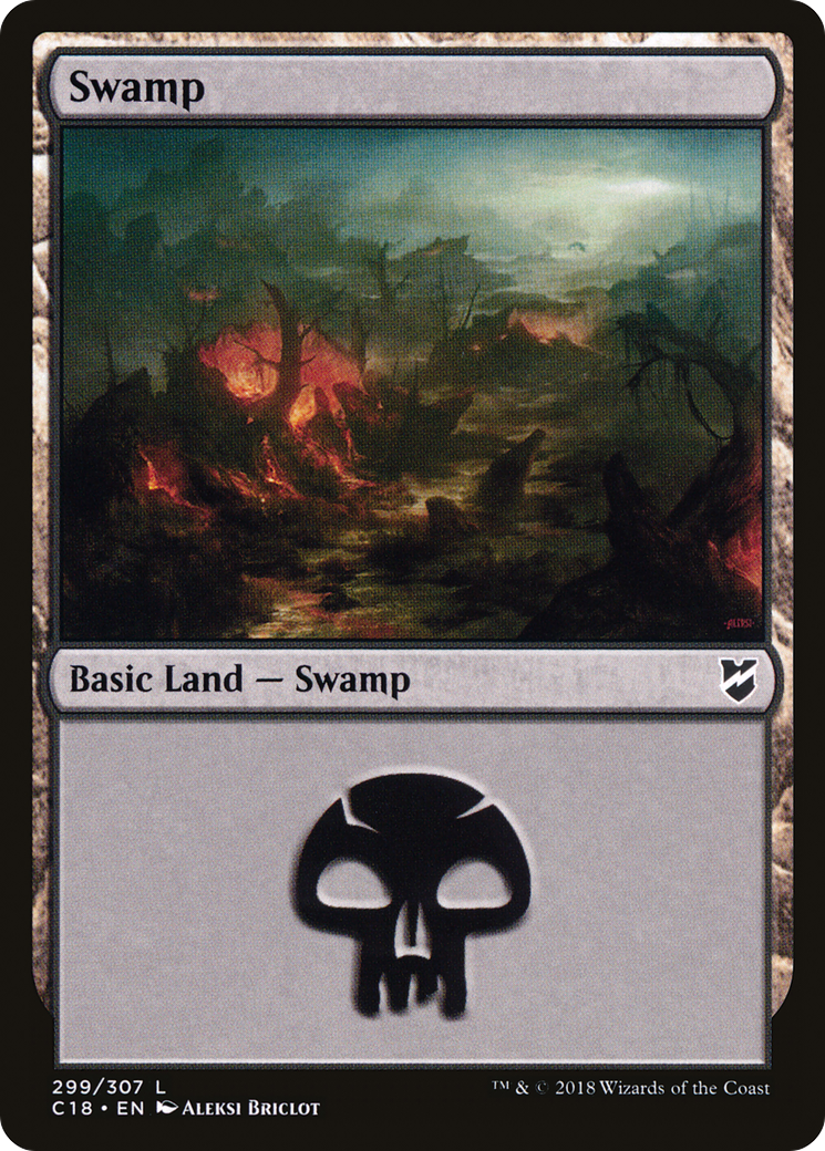 Swamp (C18-299) - Commander 2018