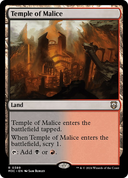 Temple of Malice (M3C-389) - Modern Horizons 3 Commander Foil