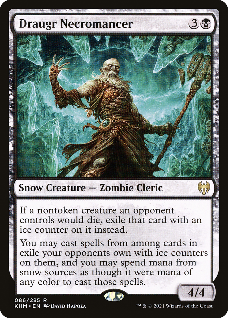 Draugr Necromancer  (KHM-086) - Kaldheim: (snow)