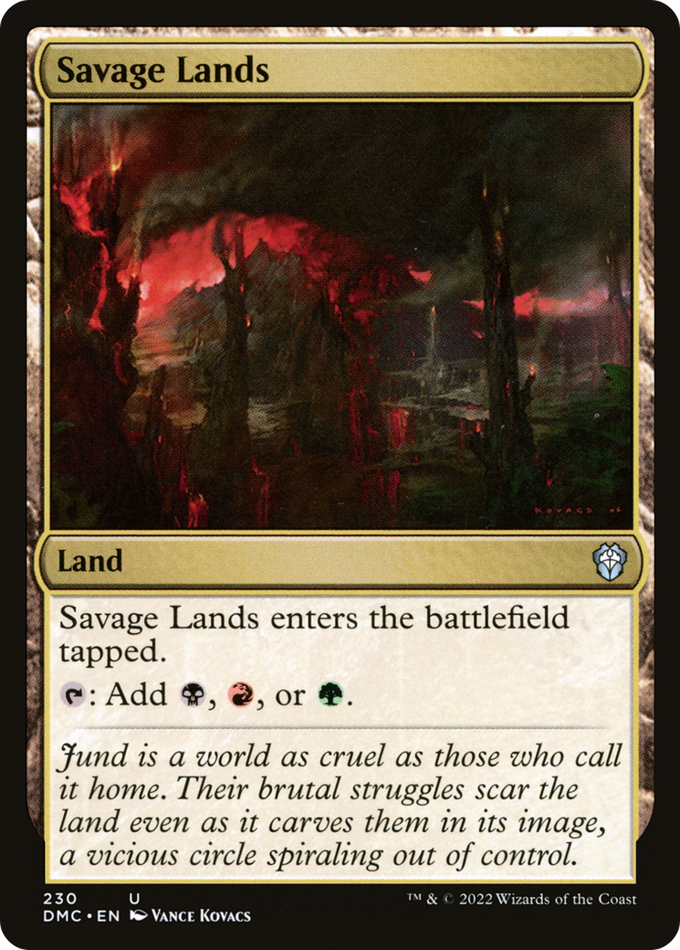 Savage Lands (DMC-230) - Dominaria United Commander