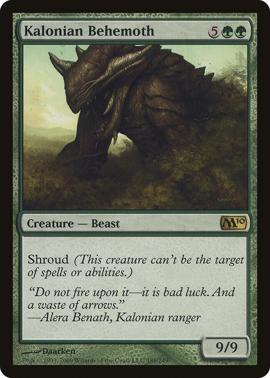 Kalonian Behemoth (M10-188) - Magic 2010