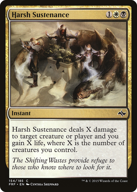 Harsh Sustenance (FRF-154) - Fate Reforged