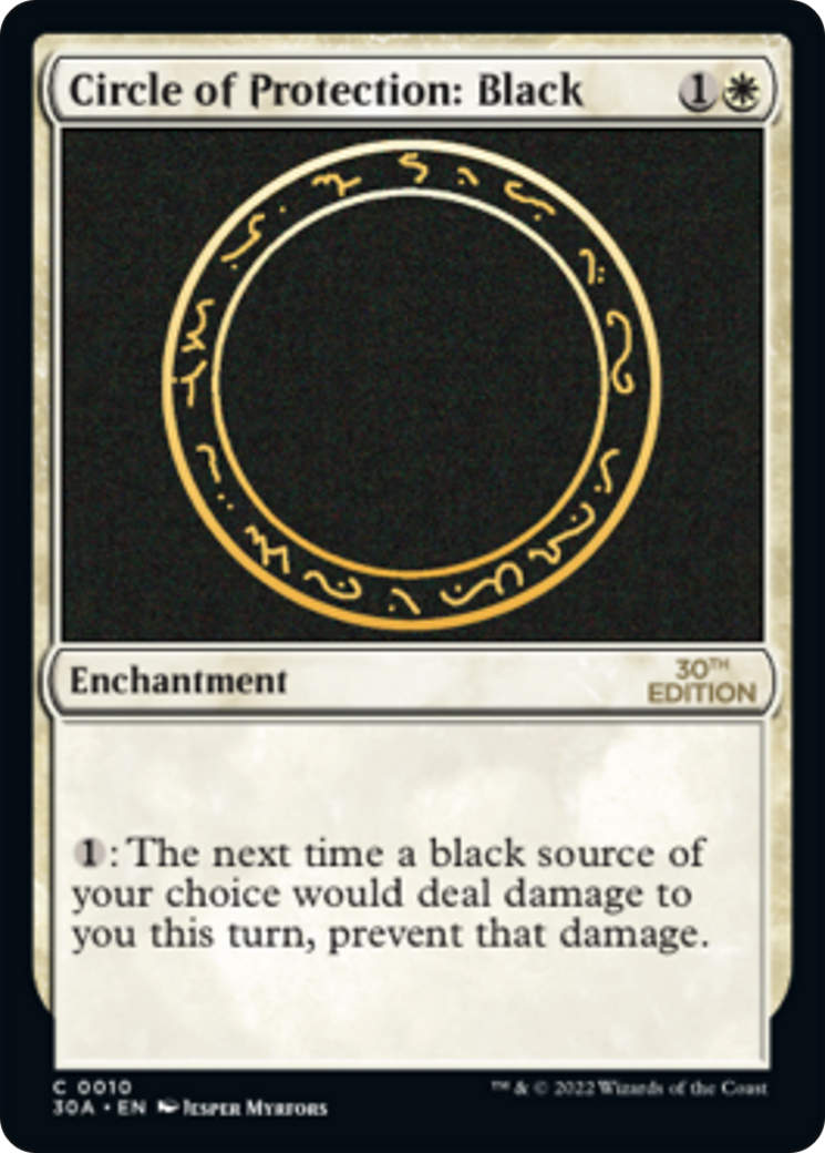 Circle of Protection: Black (30A-010) - 30th Anniversary Edition