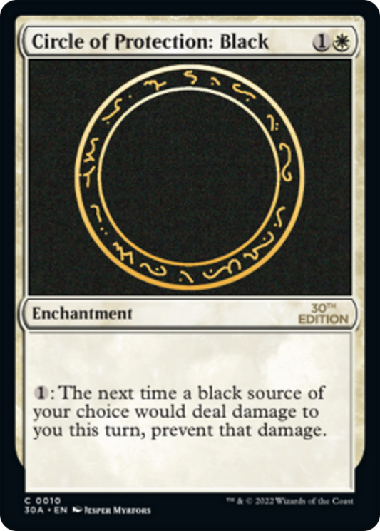 Circle of Protection: Black (30A-010) - 30th Anniversary Edition