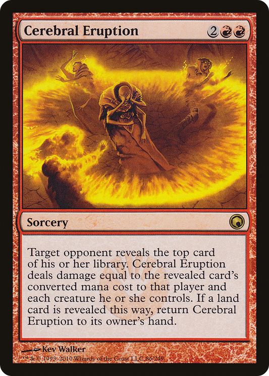 Cerebral Eruption (SOM-086) - Scars of Mirrodin Foil