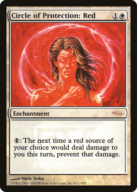 Circle of Protection: Red (F05-008) - Friday Night Magic 2005 Foil