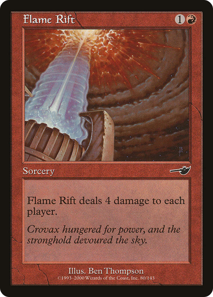 Flame Rift (NEM-080) - Nemesis Foil