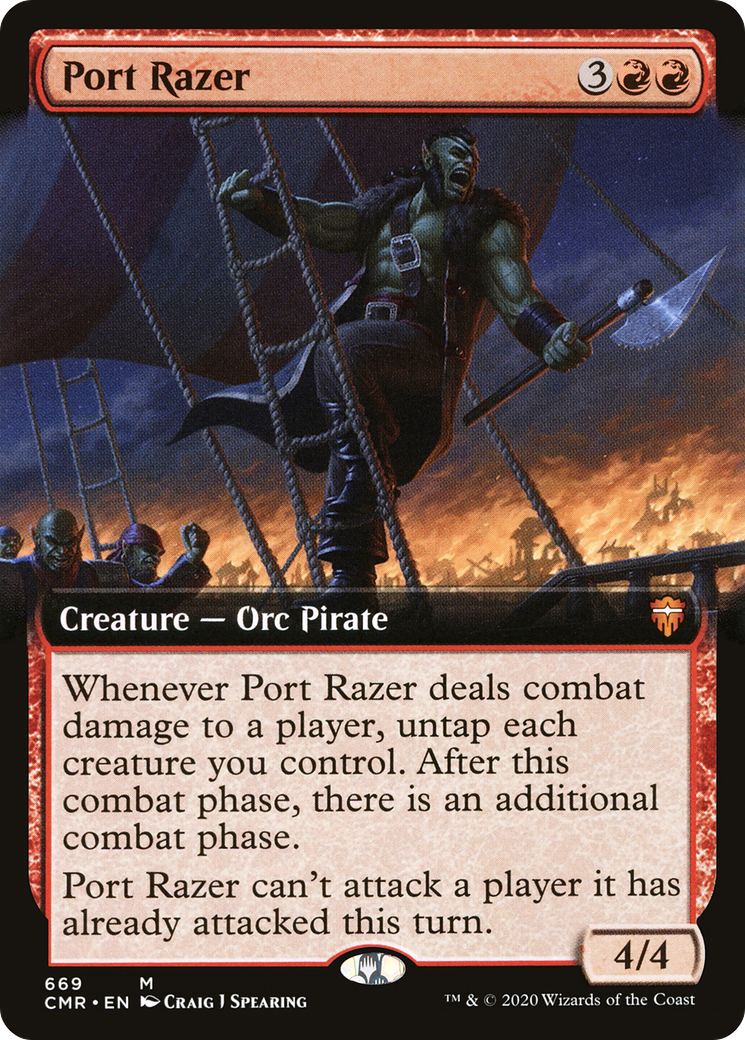 Port Razer (CMR-669) - Commander Legends: (Extended Art)