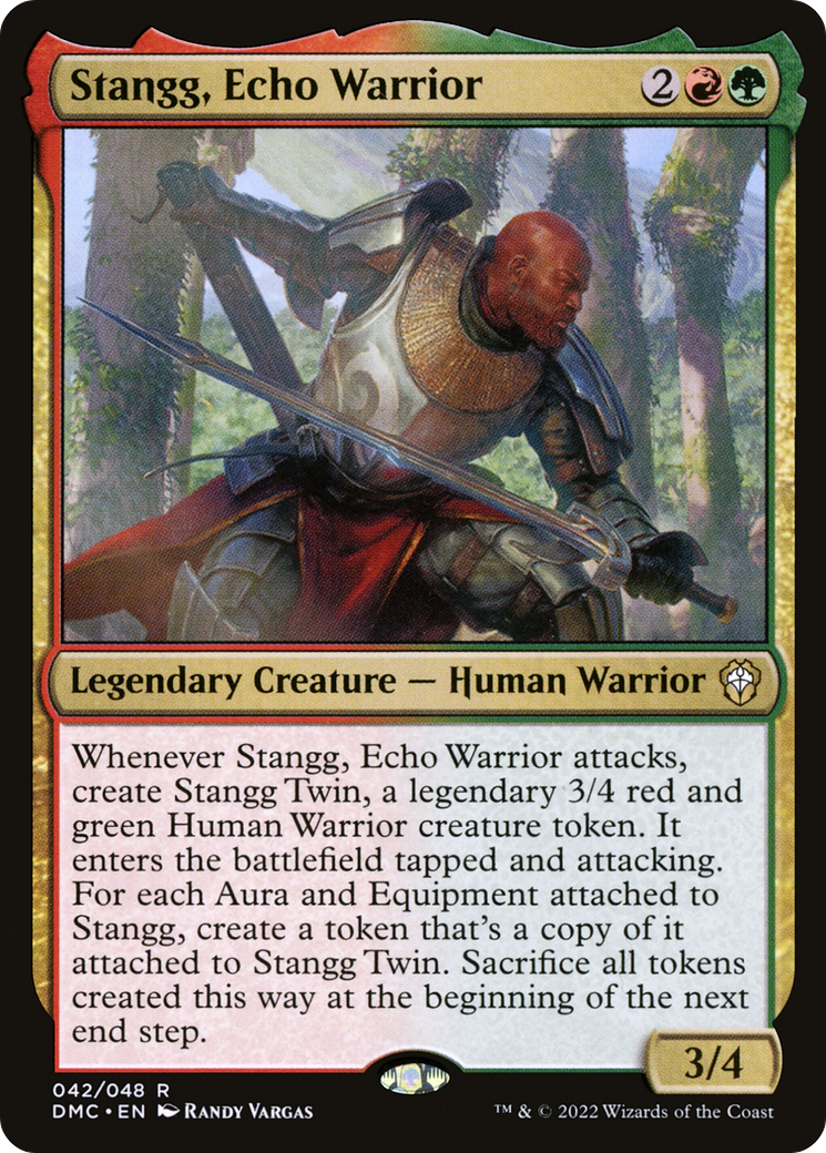 Stangg, Echo Warrior (DMC-042) - Dominaria United Commander