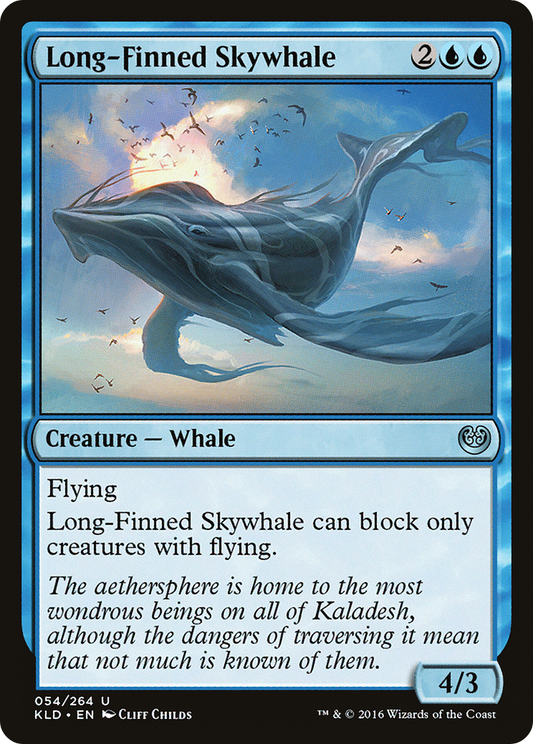 Long-Finned Skywhale (KLD-054) - Kaladesh