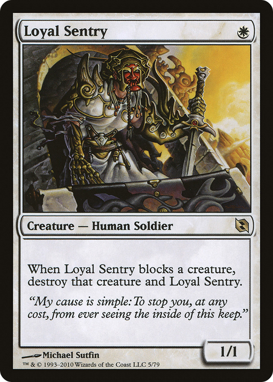 Loyal Sentry (DDF-005) - Duel Decks: Elspeth vs. Tezzeret