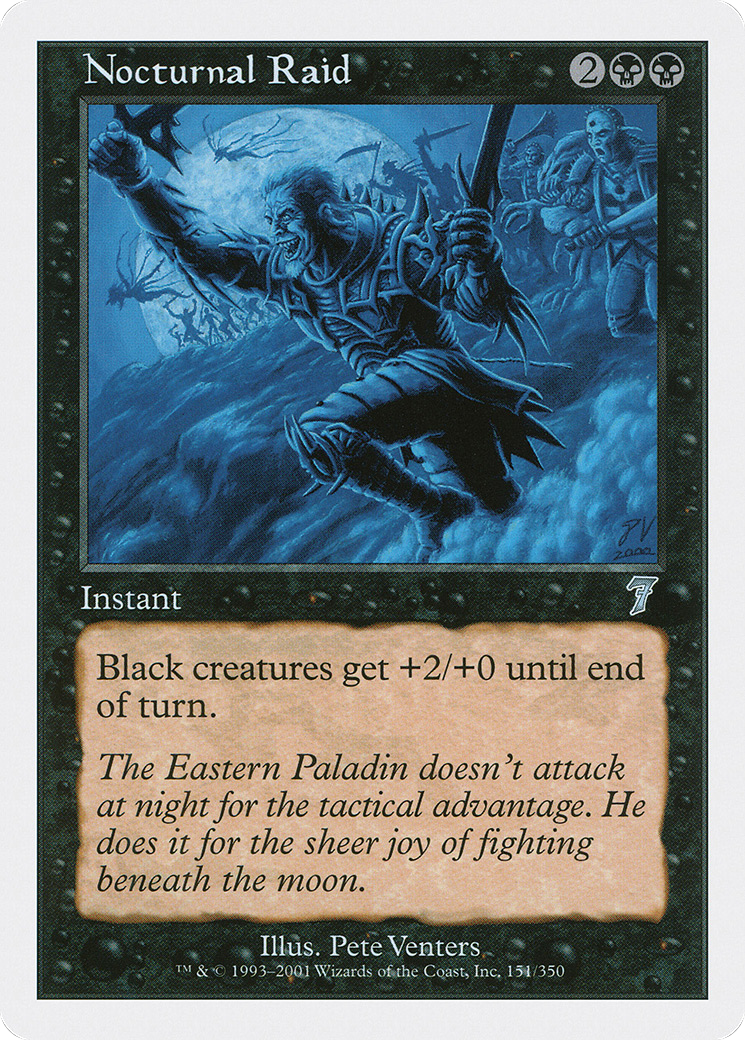 Nocturnal Raid (7ED-151) - Seventh Edition