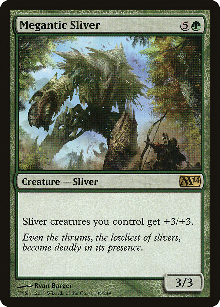 Megantic Sliver (M14-185) - Magic 2014 Foil