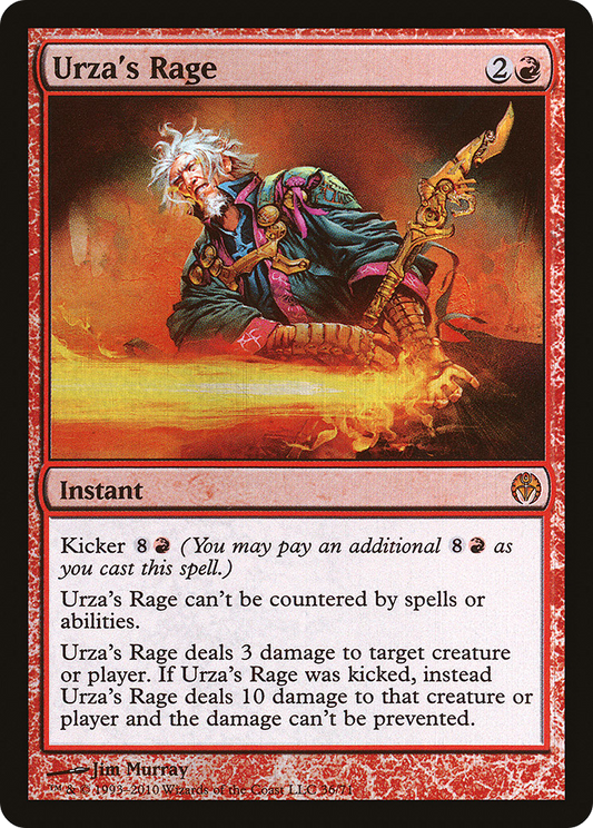 Urza's Rage (DDE-036) - Duel Decks: Phyrexia vs. the Coalition Foil