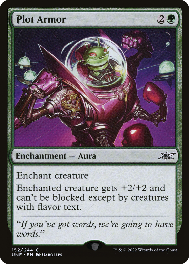 Plot Armor (UNF-152) - Unfinity Foil