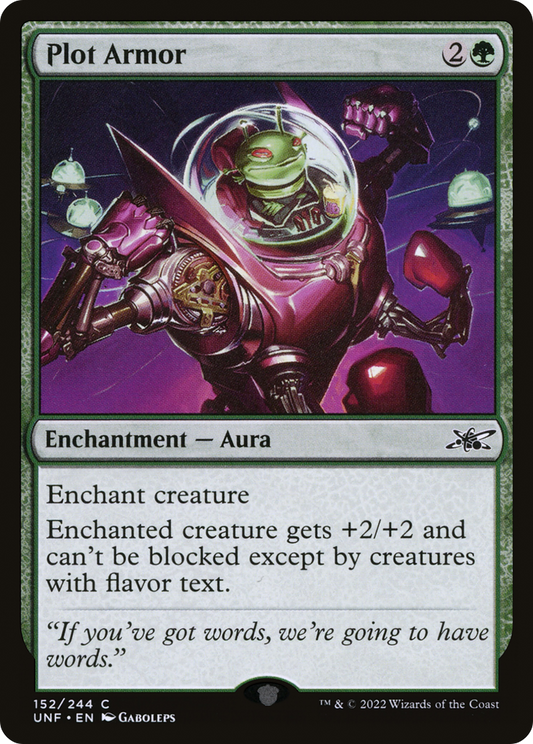 Plot Armor (UNF-152) - Unfinity Foil