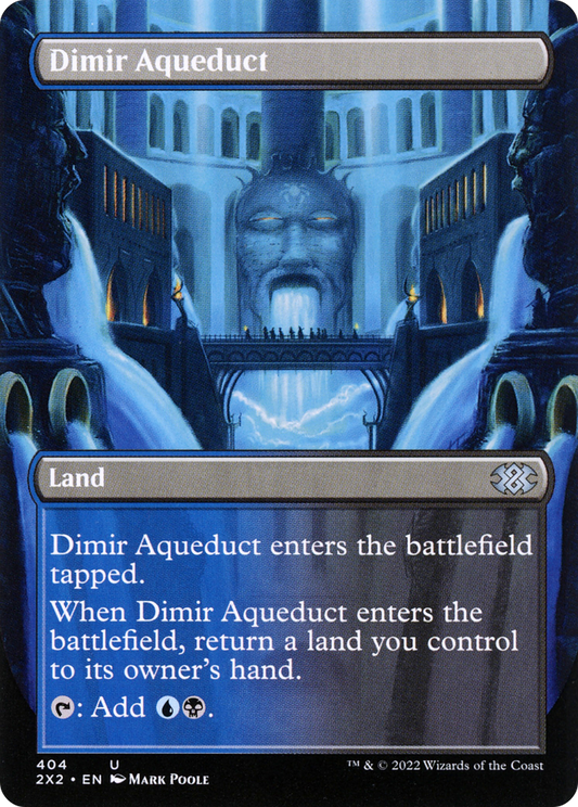 Dimir Aqueduct  (Borderless)(2X2-404) - Double Masters 2022