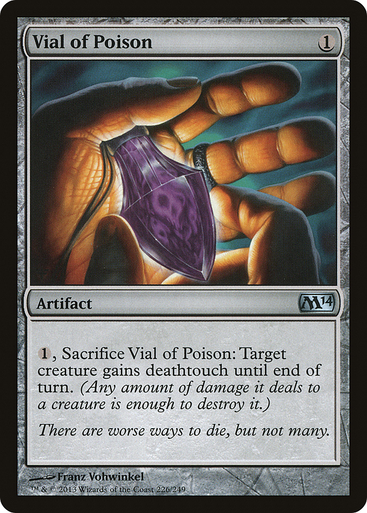 Vial of Poison (M14-226) - Magic 2014 Foil