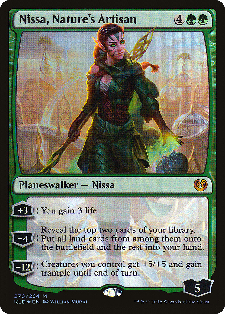 Nissa, Nature's Artisan (KLD-270) - Kaladesh Foil