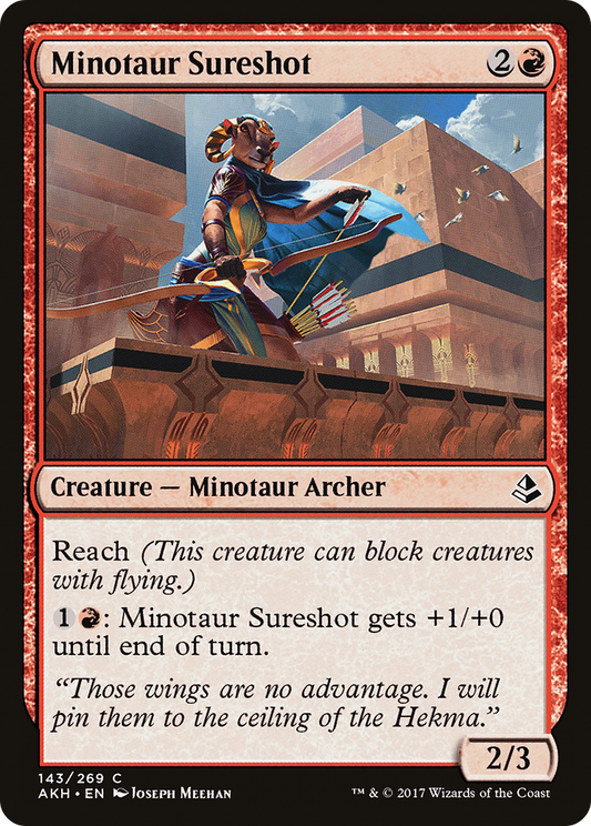 Minotaur Sureshot (AKH-143) - Amonkhet Foil