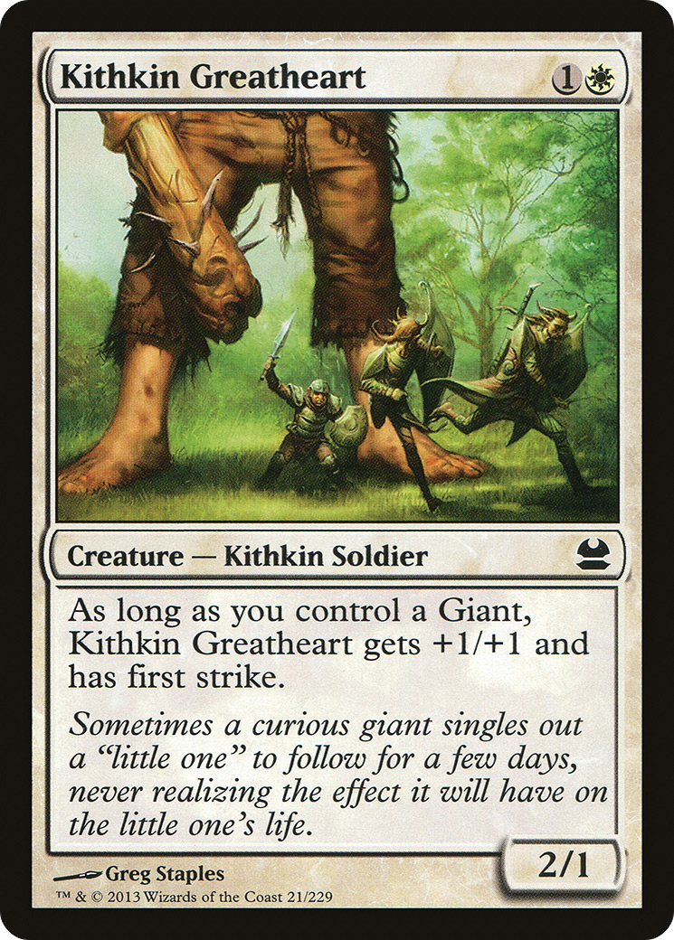 Kithkin Greatheart (MMA-021) - Modern Masters Foil