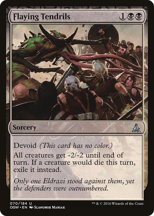 Flaying Tendrils (OGW-070) - Oath of the Gatewatch: (devoid) Foil