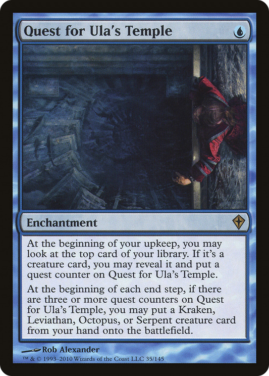 Quest for Ula's Temple (WWK-035) - Worldwake Foil