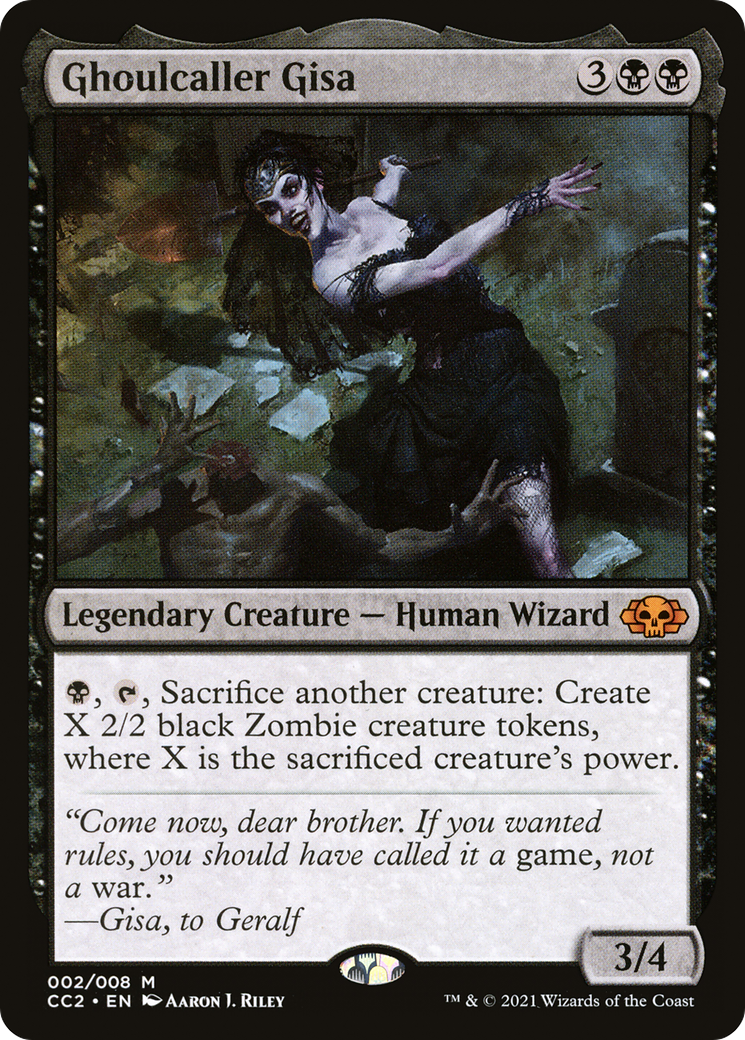 Ghoulcaller Gisa (CC2-002) - Commander Collection: Black Foil