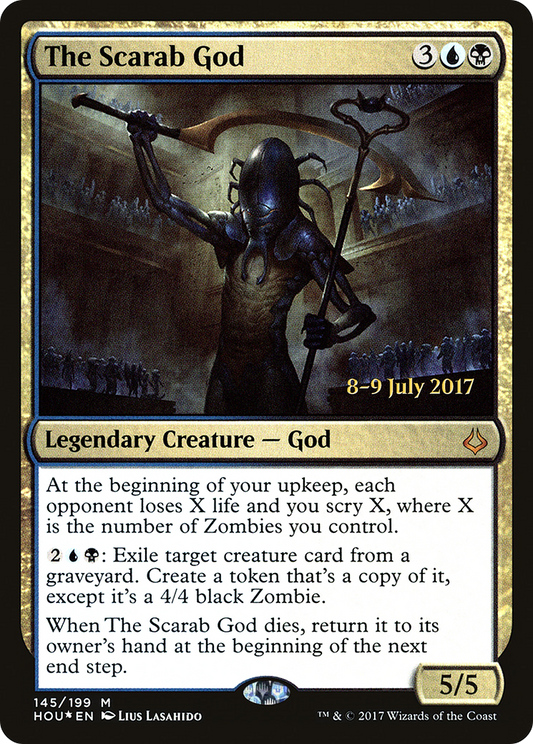 The Scarab God (PRE-145) - Hour of Devastation Promos Foil