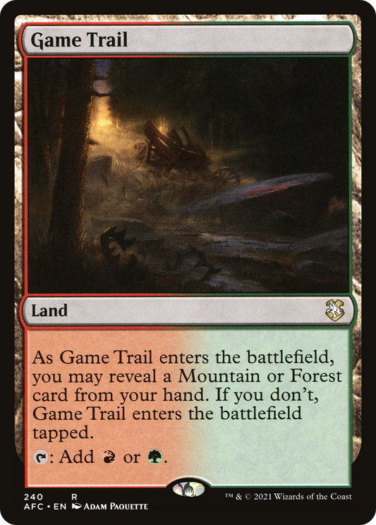 Game Trail (AFC-240) - Forgotten Realms Commander