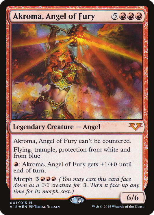 Akroma, Angel of Fury (V15-001) - From the Vault: Angels Foil