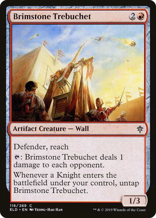 Brimstone Trebuchet (ELD-116) - Throne of Eldraine Foil