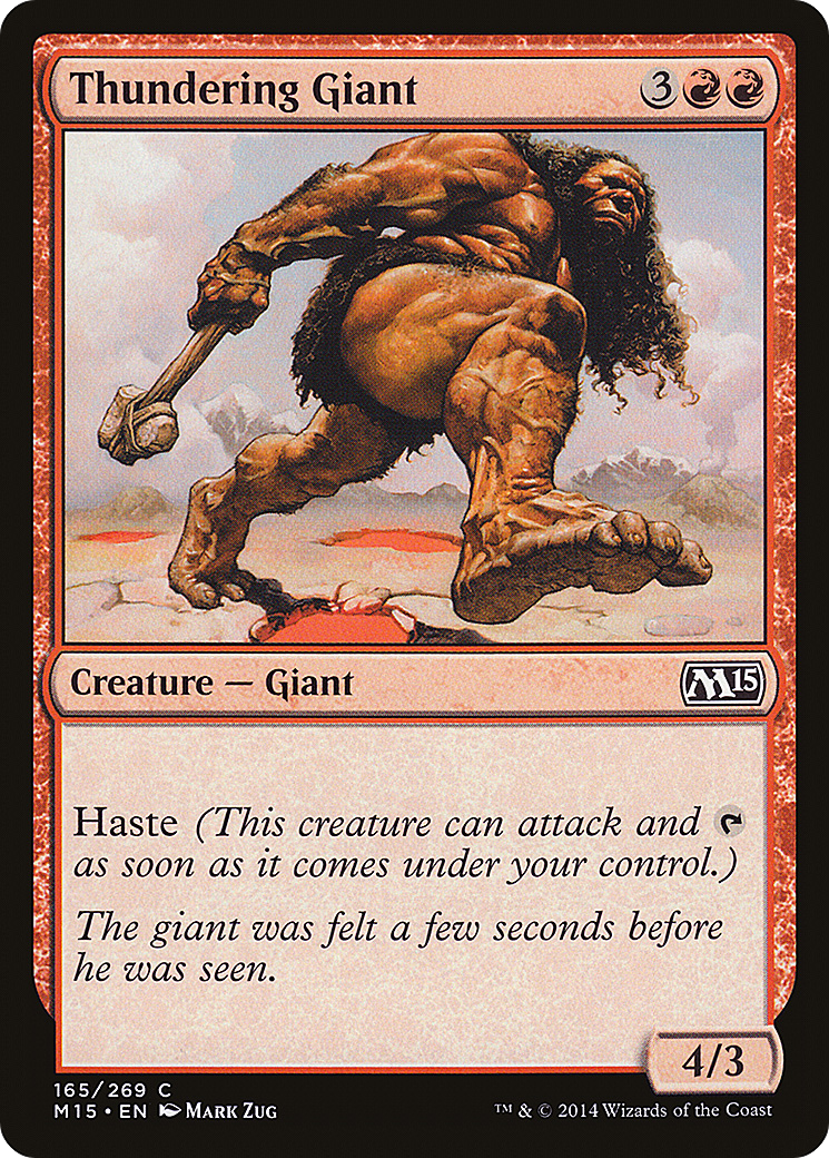 Thundering Giant (M15-165) - Magic 2015 Foil