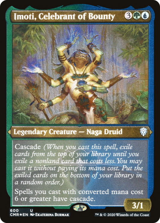 Imoti, Celebrant of Bounty (CMR-600) - Commander Legends Etched Foil