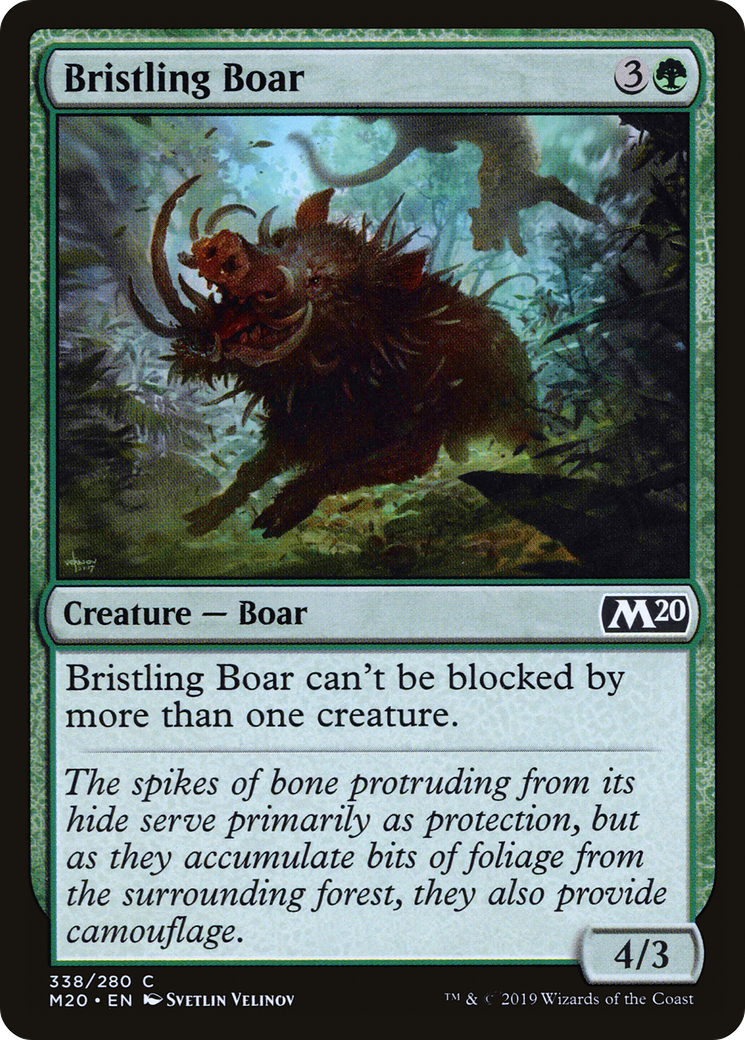 Bristling Boar (M20-338) - Core Set 2020
