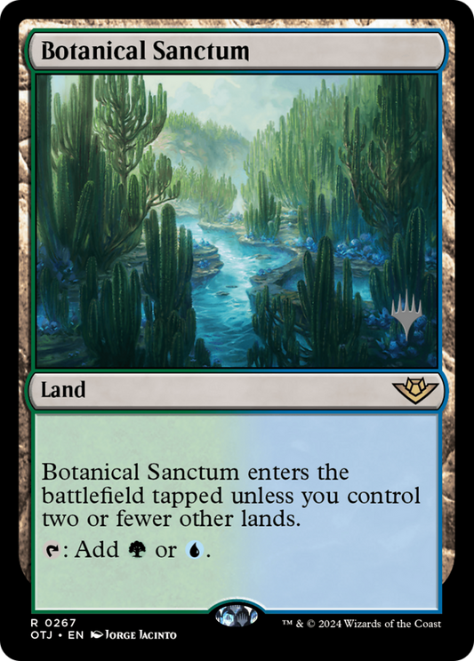 Botanical Sanctum (PPOTJ-267) - Outlaws of Thunder Junction Promos (Promo Pack)