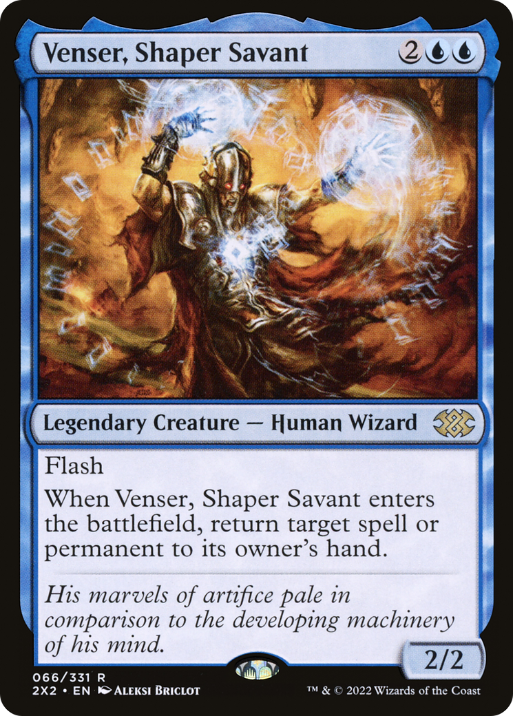 Venser, Shaper Savant (2X2-066) - Double Masters 2022