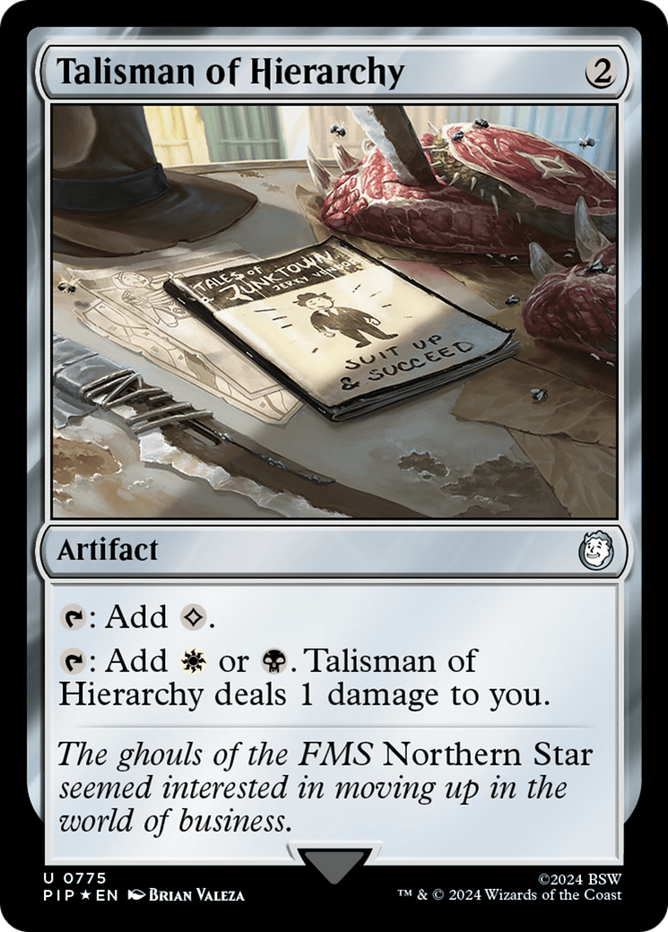 Talisman of Hierarchy (PIP-775) - Fallout Foil