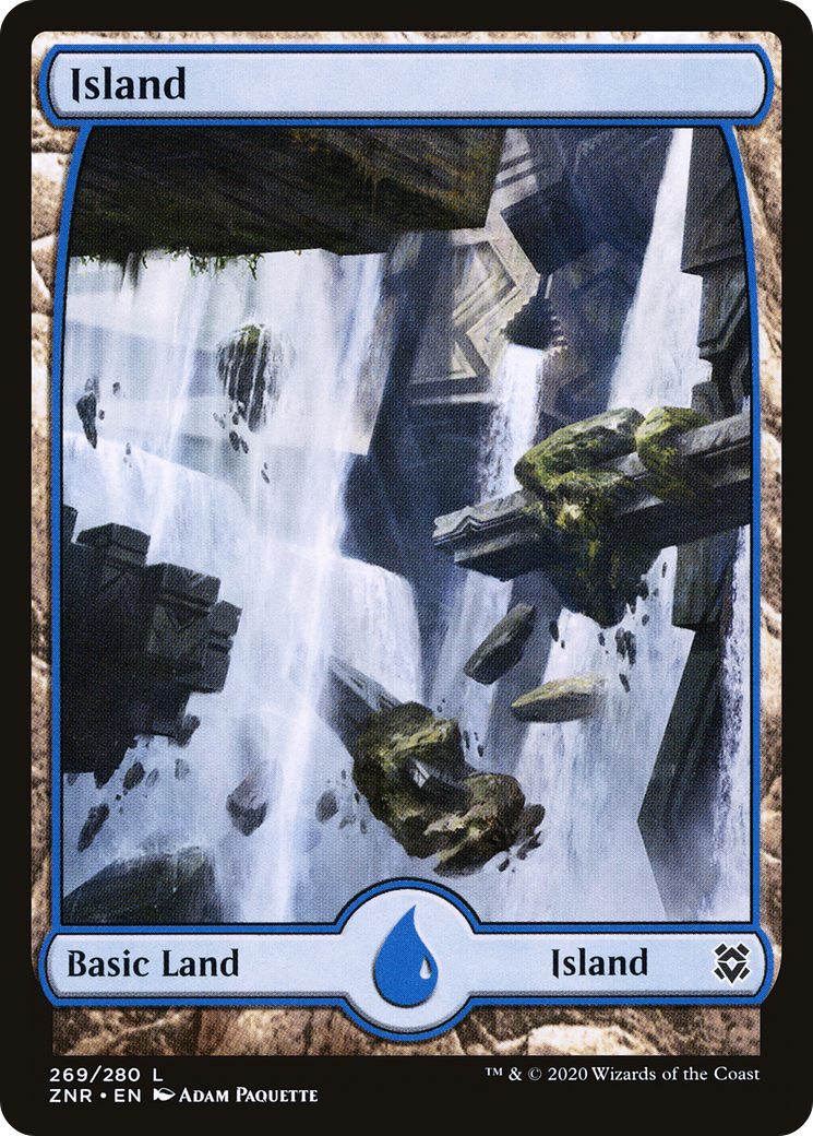 Island (ZNR-269) - Zendikar Rising: (Full Art)