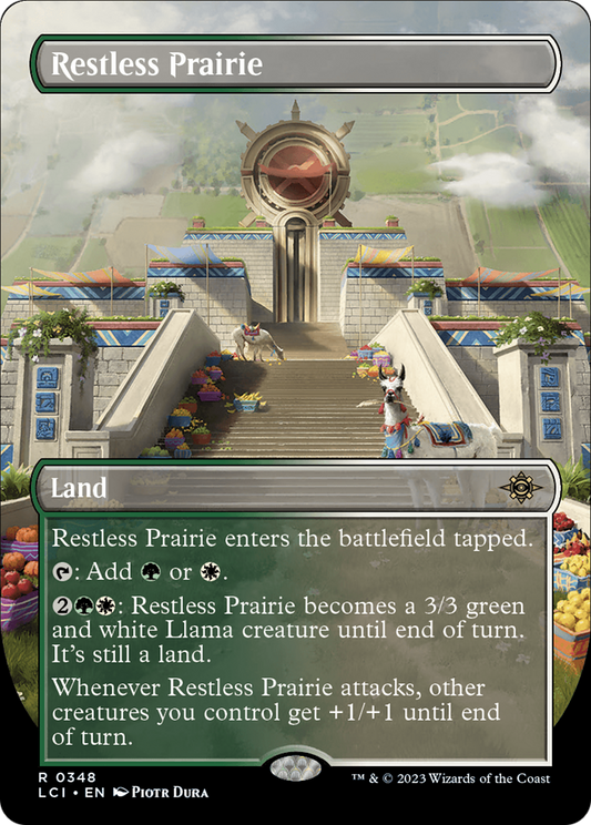 Restless Prairie (Borderless) (LCI-348) - The Lost Caverns of Ixalan (Borderless)