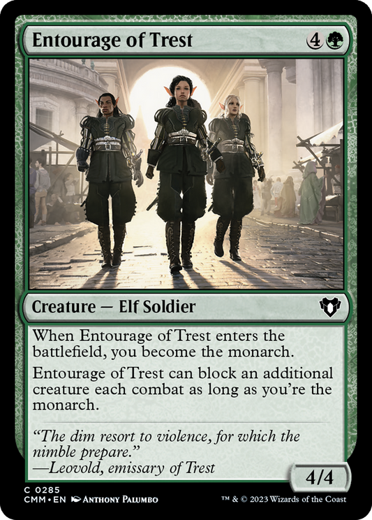 Entourage of Trest (CMM-285) - Commander Masters Foil