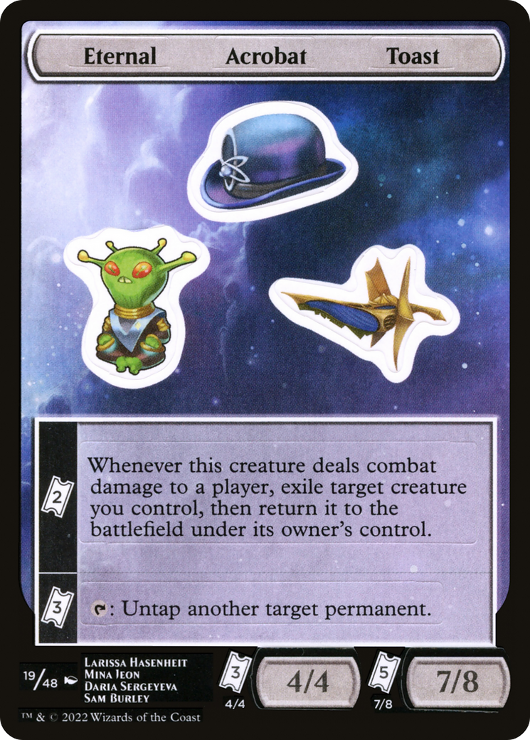 Eternal Acrobat Toast (SUNF-019) - Unfinity Sticker Sheets